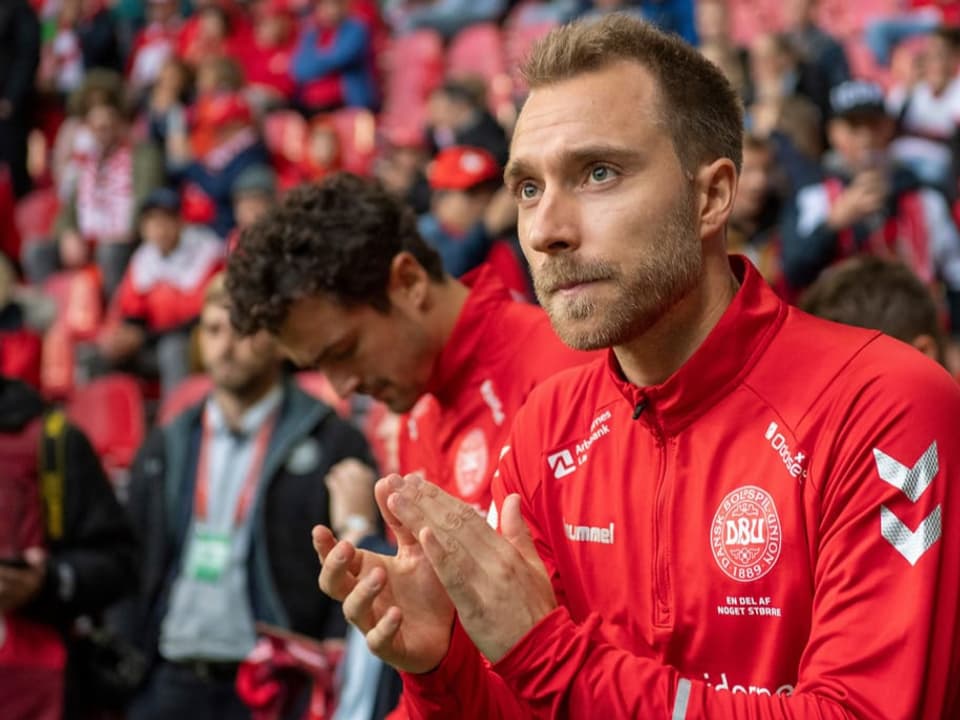 Darf schon wieder Nationalmannschaftsluft schnuppern Christian Eriksen.
