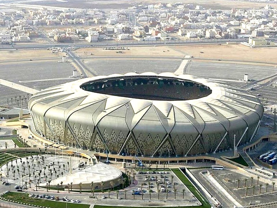 Sportstadion in Jeddah in Saudi Arabien.