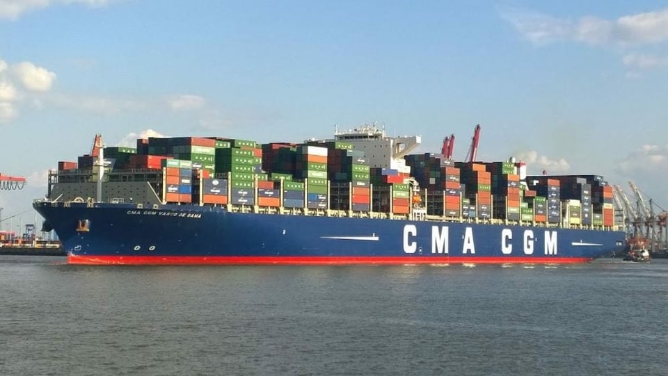 Das Containerschiff «Vasco da Gama»