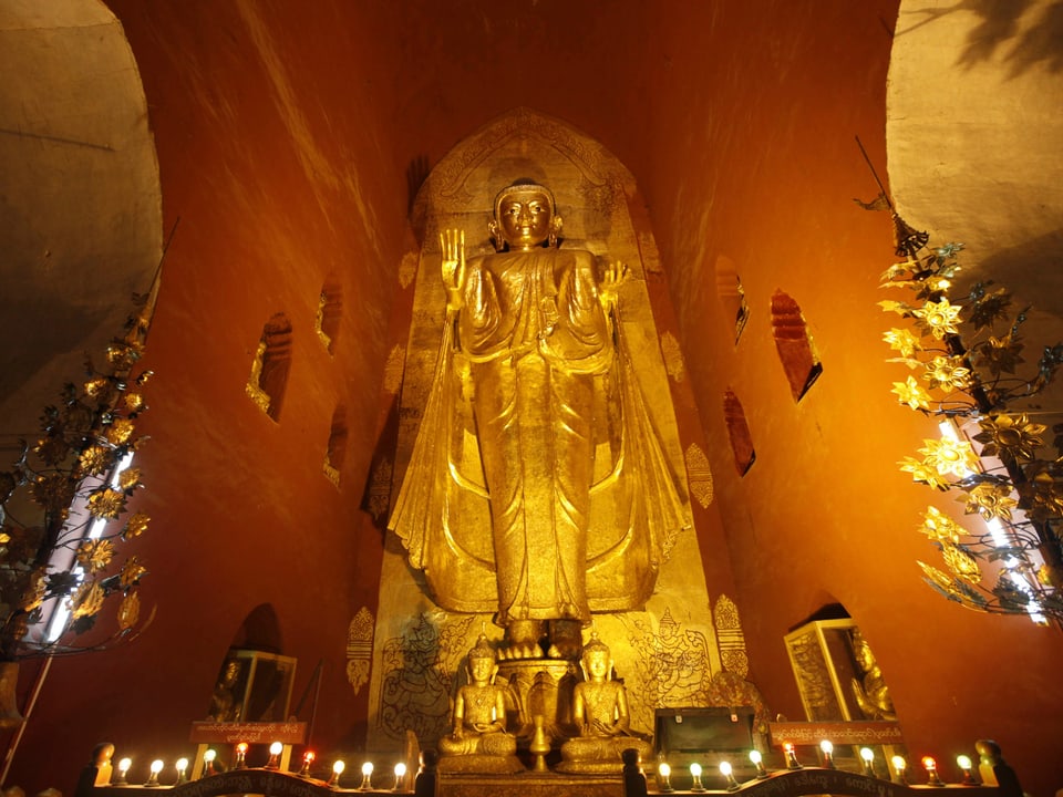 Buddha im Tempel.