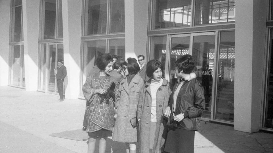 Frauen Afghanistans in westlichen Kleidern 1967