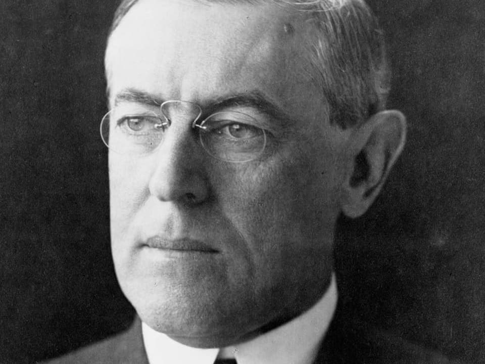 Portraitbild von Woodrow Wilson