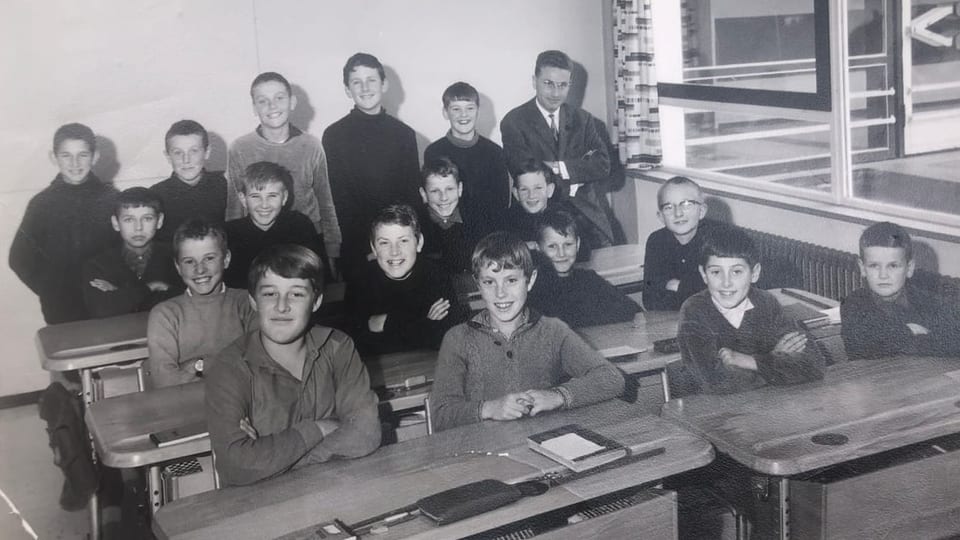 Die Schule war nicht sein Lieblingsort Schulkasse