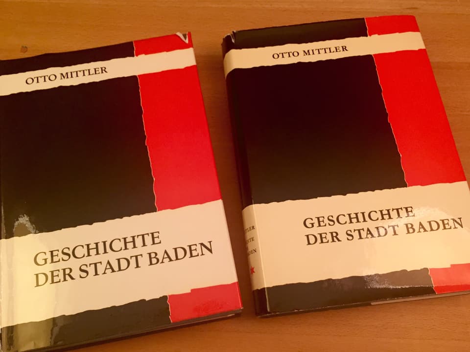 Die beiden Bände von Otto Mittlers Stadtgeschichte