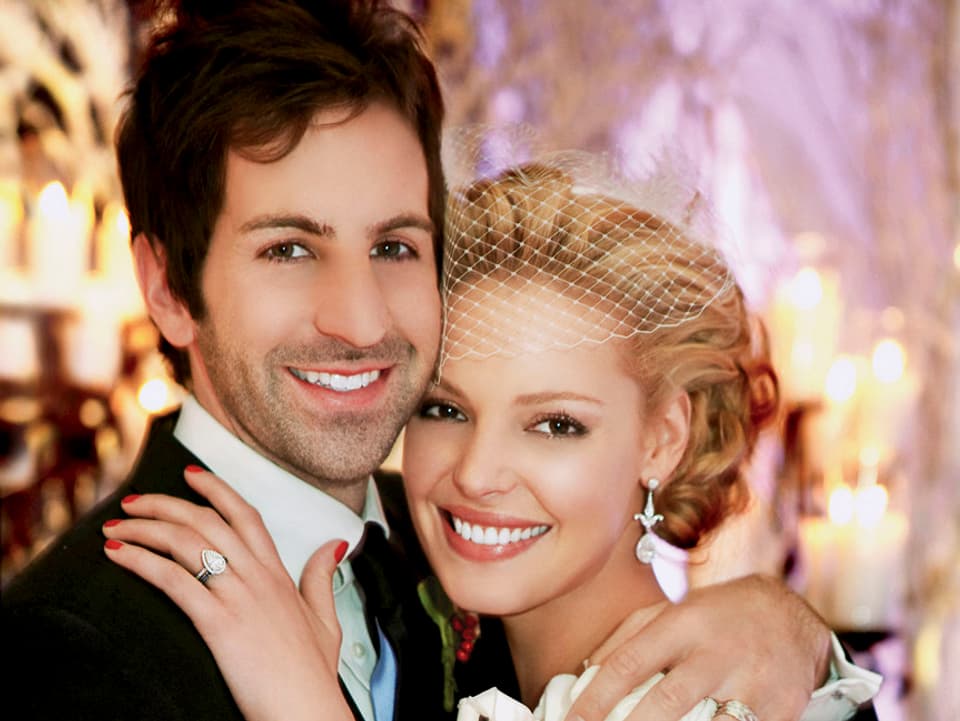 Ein Hochzeitsfoto von Katherine Heigl und ihr Ehemann, Sänger Josh Kelly