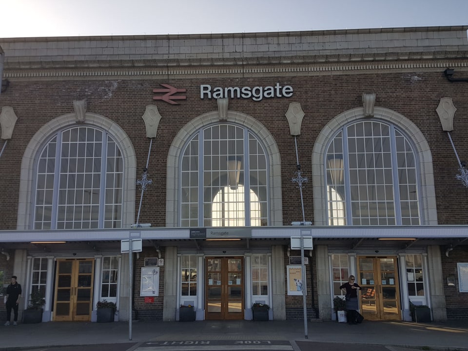 Am Bahnhof von Ramsgate ist es relativ ruhig.