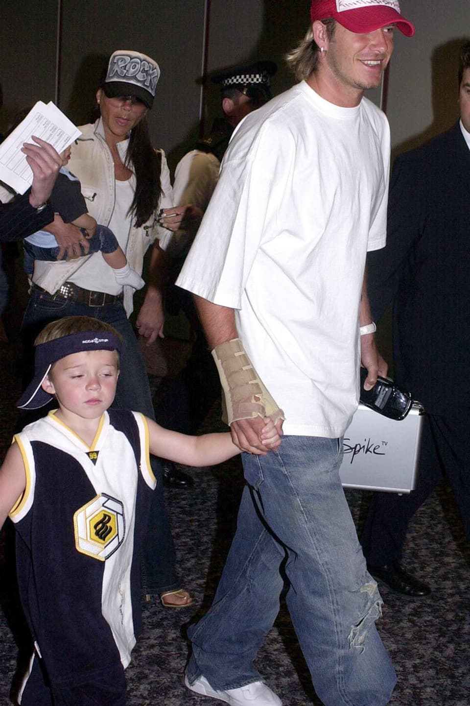 David Beckham mit Sohn Brooklyn