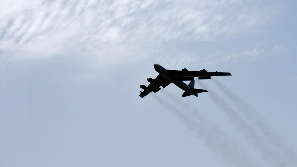 Ein B-52H Stratofortress-Bomber der U.S. Air Force.