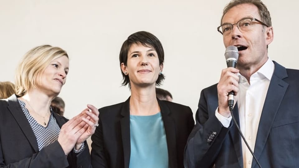 2017 applaudierten Beutler (links) und Leupi (rechts) noch zum Nein