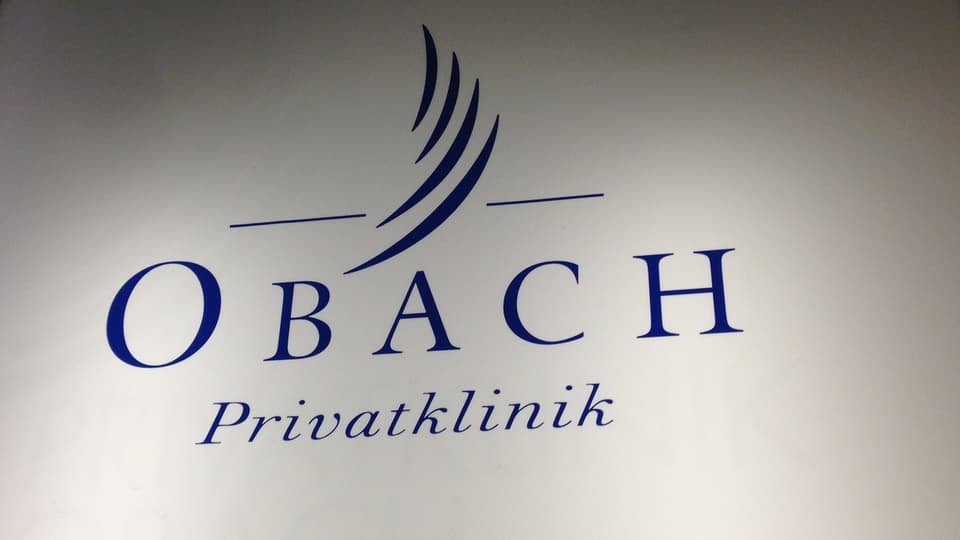 Schild der Solothurner Privatklinik Obach