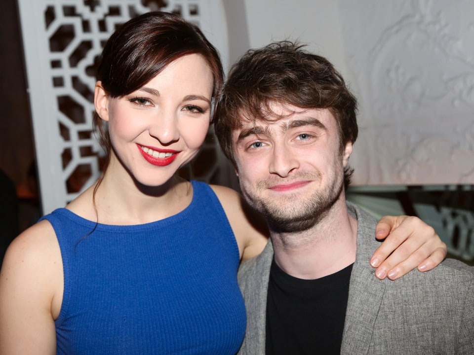 Daniel Radcliffe zusammen mit Erin Darke im Portrait.