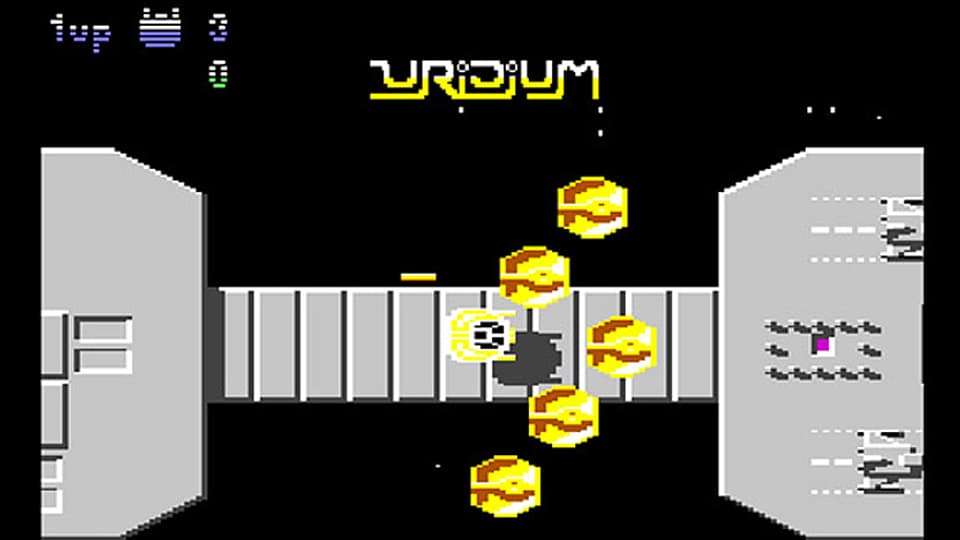  Ein Bildschirmfoto des Commodore-64-Games «Uridium»