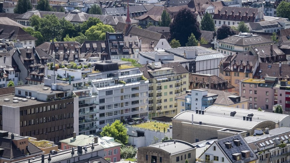 Blick auf die Luzerner Neustadt