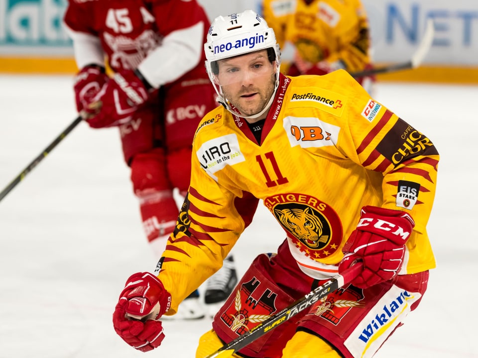 Der Stürmer hat sich verletzt Aaron Gagnon.