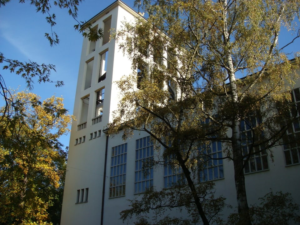 Die Lukas-Kirche im Vögeligärtli im Bild.