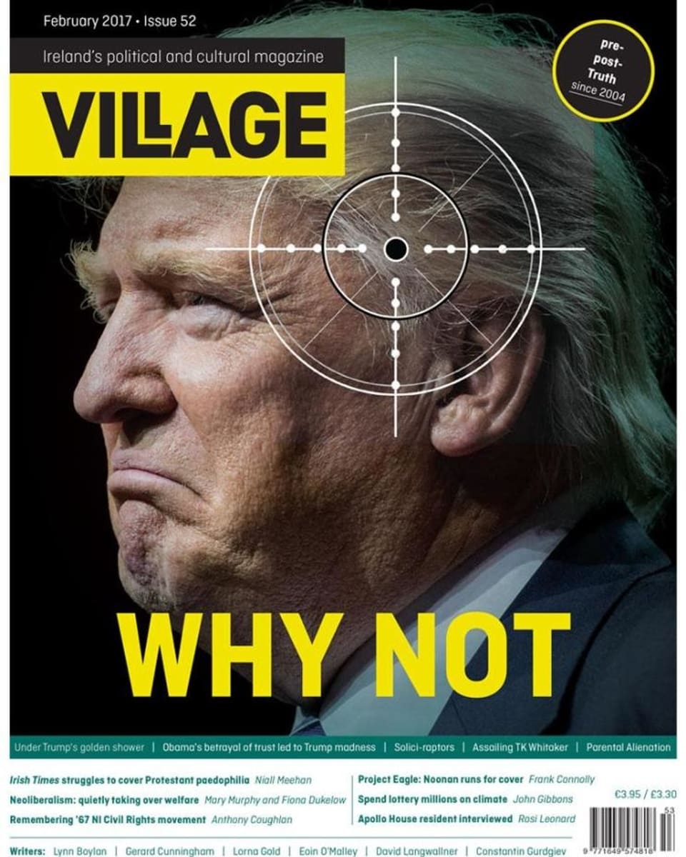 Titelseite des Kultur-und Politmagazins «Village»