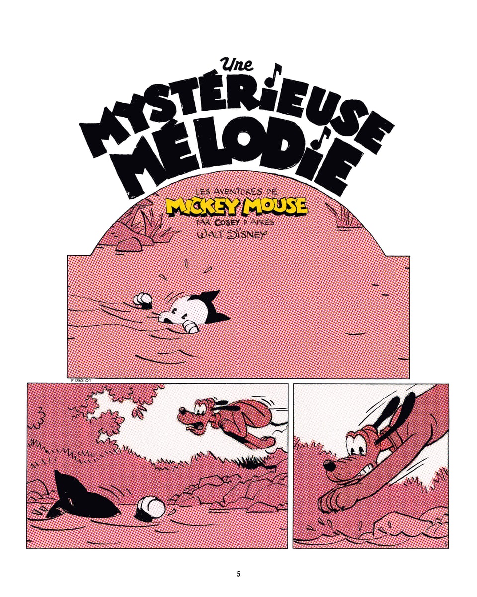 Ein Ausschnitt aus "Une mystérieuse mélodie“ von Cosey.