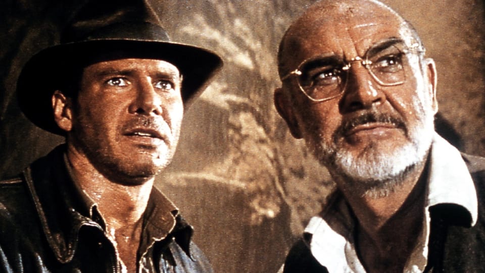 Harrison Ford als Dr. Henry «Indiana» Jones Jr., Sean Connery als Professor Henry Jones Sen. 