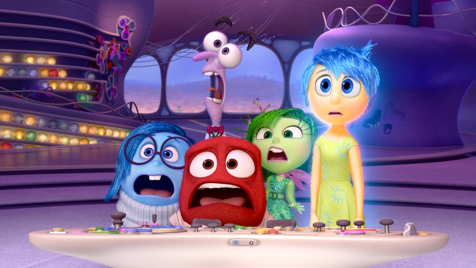 Die fünf Hauptfiguren im neuen Pixar-Film «Inside Out».