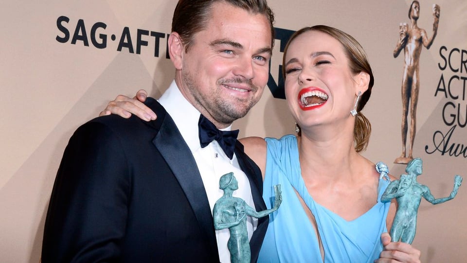 Leonardo DiCaprio und Brie Larson erhalten einen SAG-Award