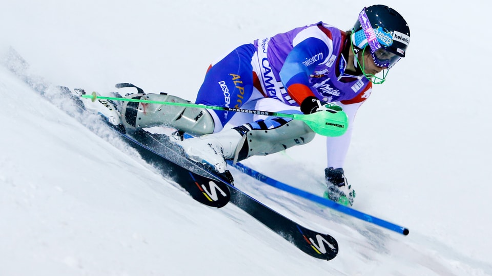 C-Kader-Fahrer Luca Aerni ist beim Slalom von Zagreb mit von der Partie. 