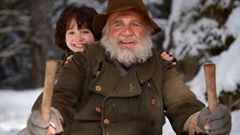 Bruno Ganz als Alpöhi in «Heidi».