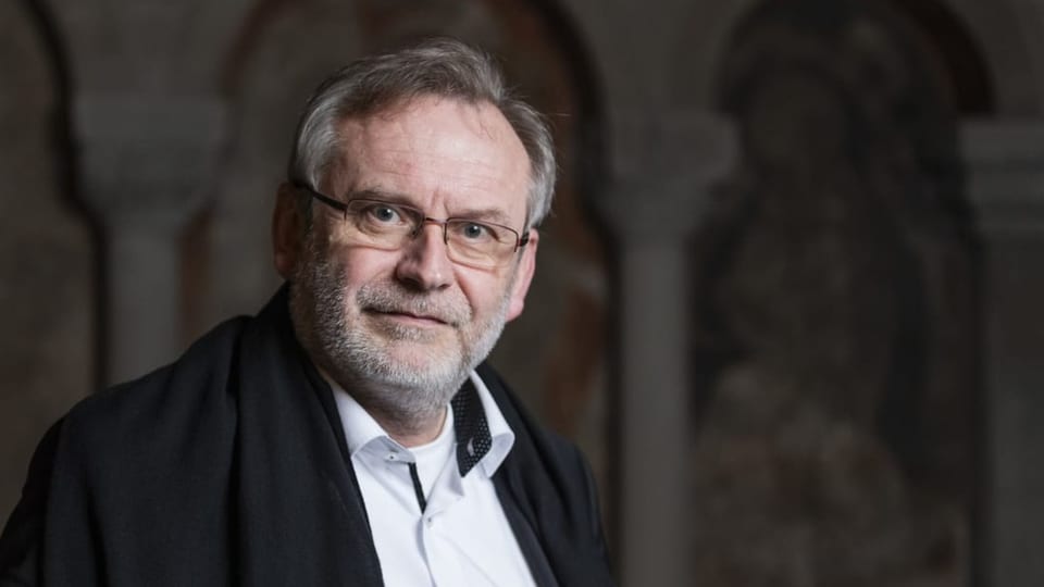 Portrait of Christoph Sigrist, pastor of Zurich's Grossmünster