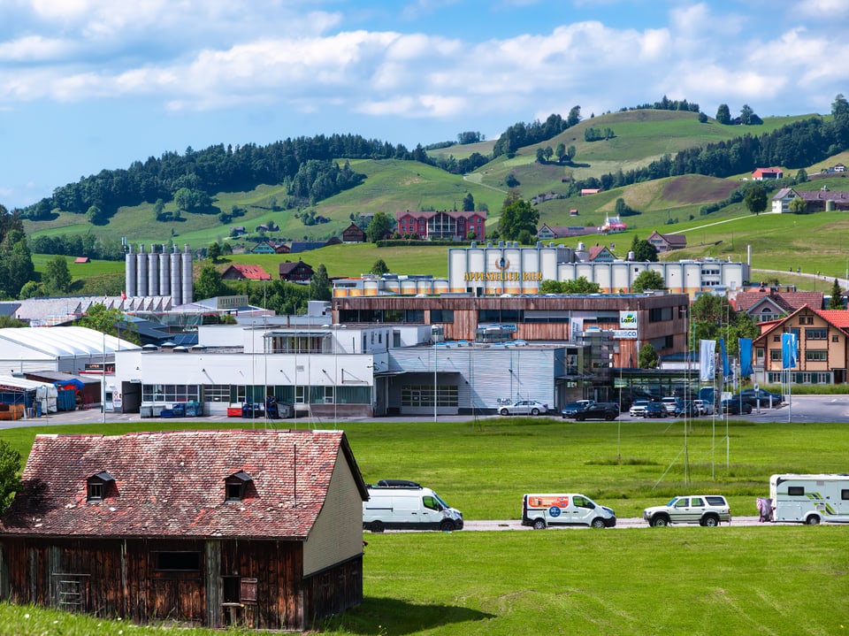 Firmengelände der Brauerei Locher in Appenzell
