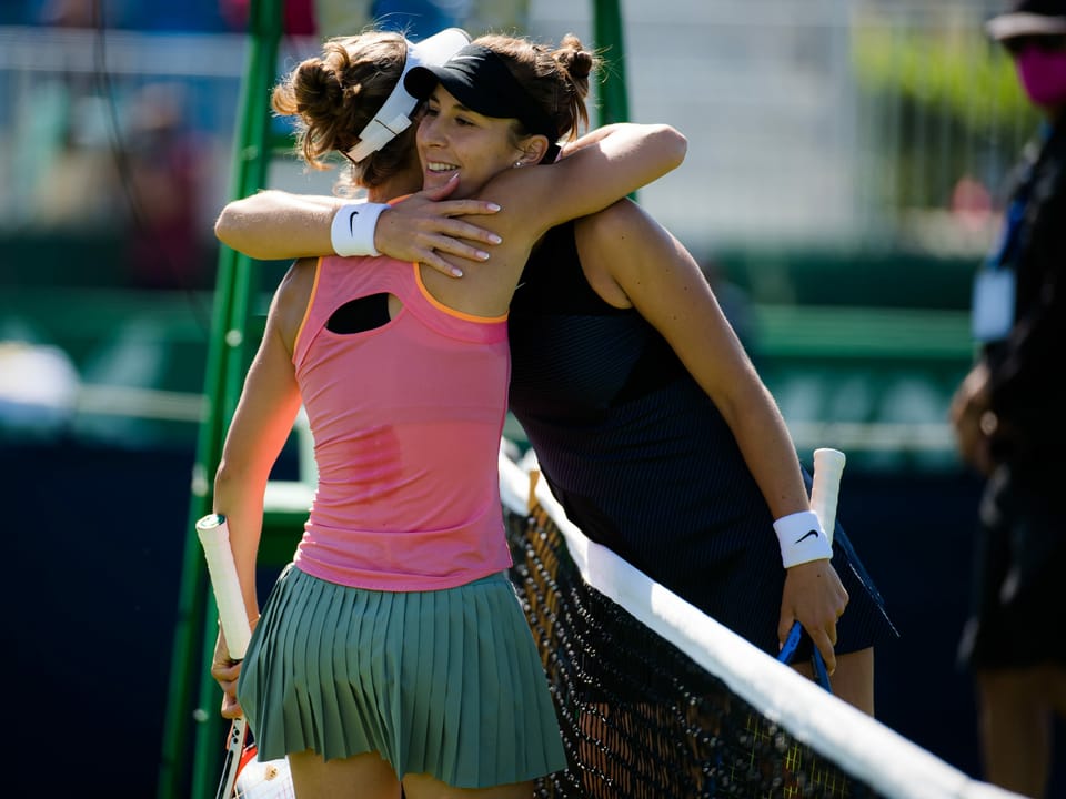 Viktorija Golubic und Belinda Bencic bestreiten neben dem Einzel auch das Doppel zusammen.