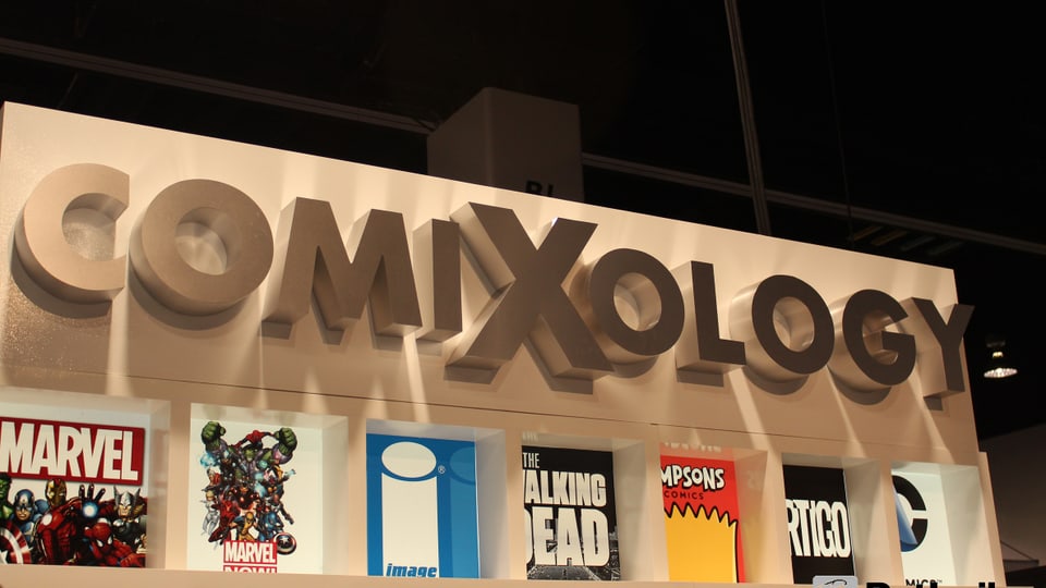 Das Logo der Comic-Vertriebsplattform Comixology.