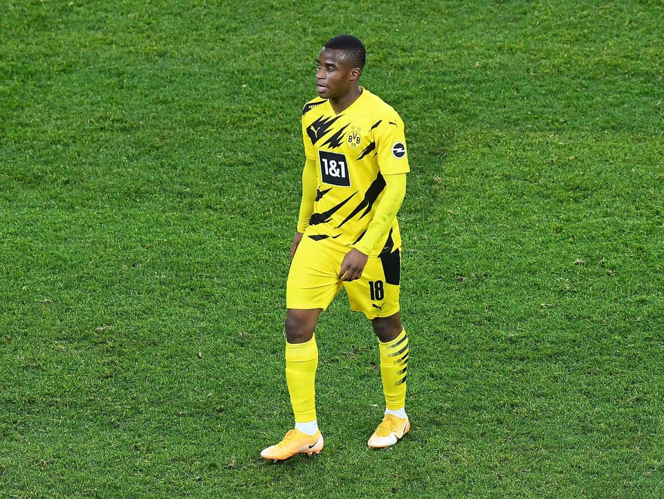 Fällt mit einer Bänderverletzung aus Youssoufa Moukoko.