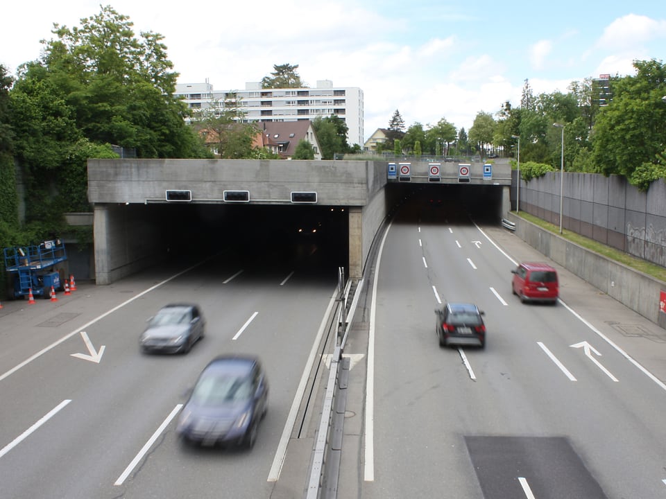 Sonnenhof-Tunnel der A6 in Bern-Ostring