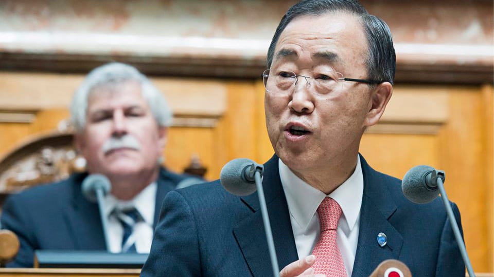 Ban Ki Moon in Bern