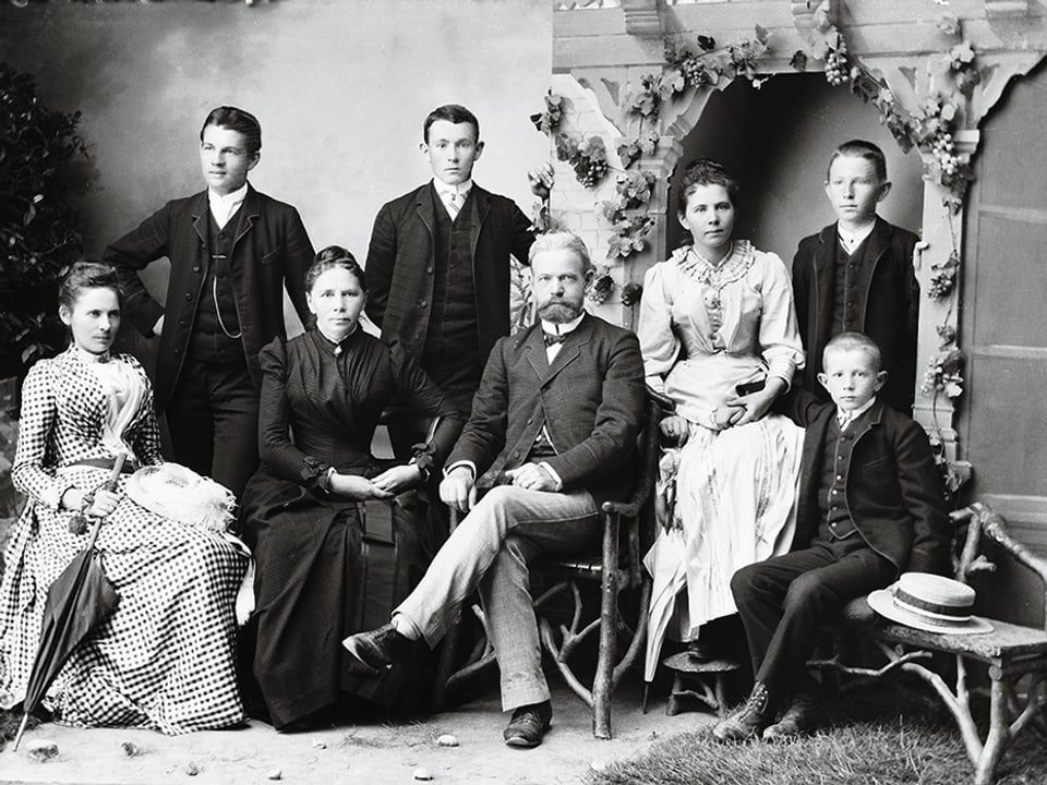 Ein altes Familienfoto.
