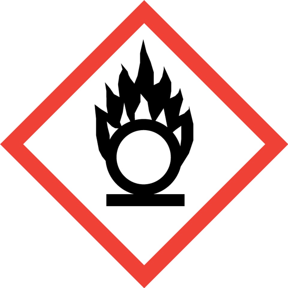 Gefahrenzeichen: Brennender Ring