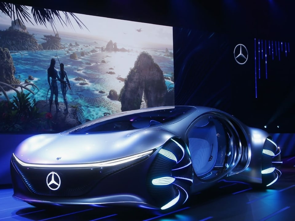 Das Konzept-Auto Vision AVTR von Mercedes-Benz