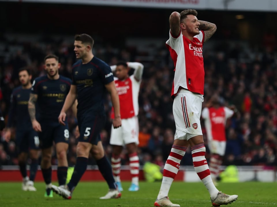 Torlos bei Burnley Arsenal blieb beim Tabellenletzten unter den Erwartungen.