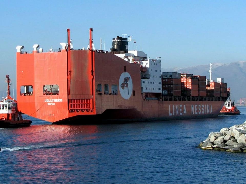 Das Containerschiff «Jolly Nero»