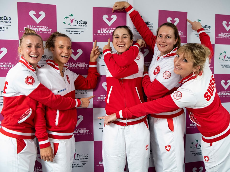 In Budapest zuerst gegen Tschechien, dann gegen Deutschland Die Schweizer Fed-Cup-Mannschaft