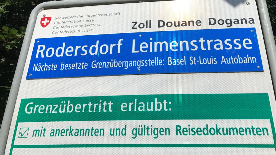 Grenztafel Rodersdorf
