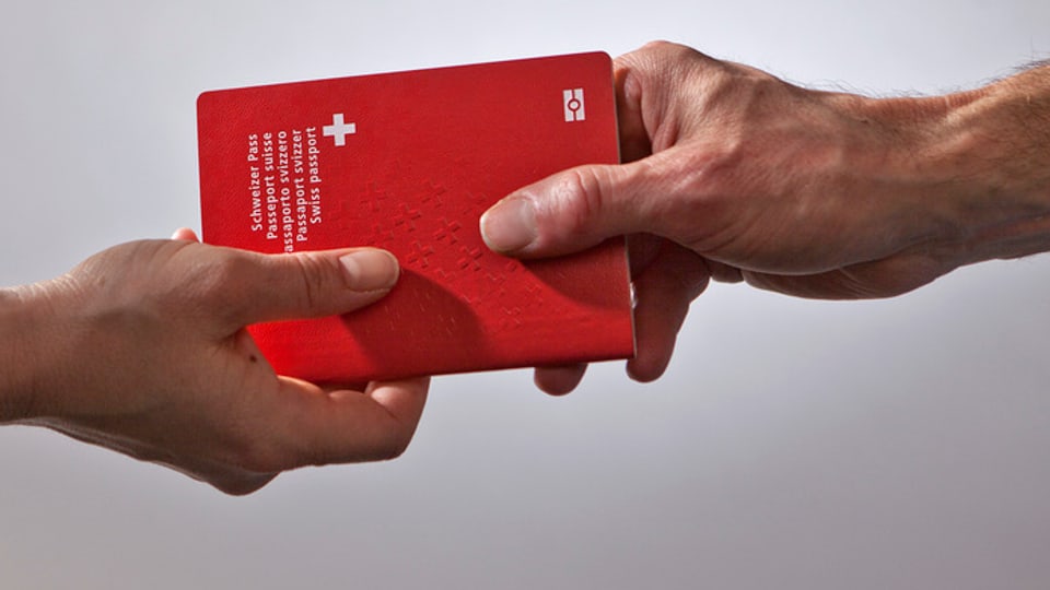 Ein Schweizer Pass.