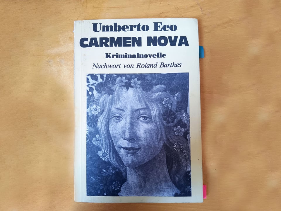 Cover der Fälschung «Carmen Nova»: Das kleine Büchlein blieb seit 40 Jahren unbeachtet.