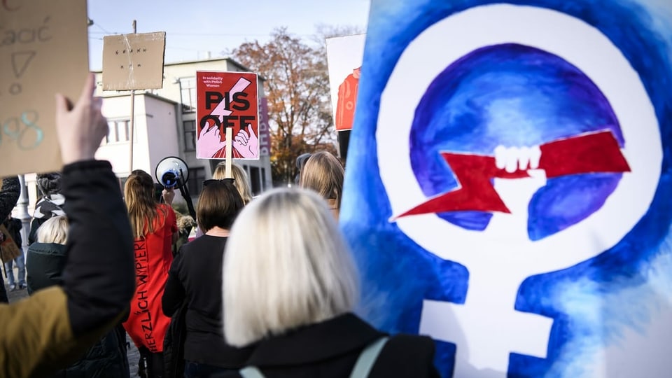 Proteste gegen Abtreibungsgesetz in Polen