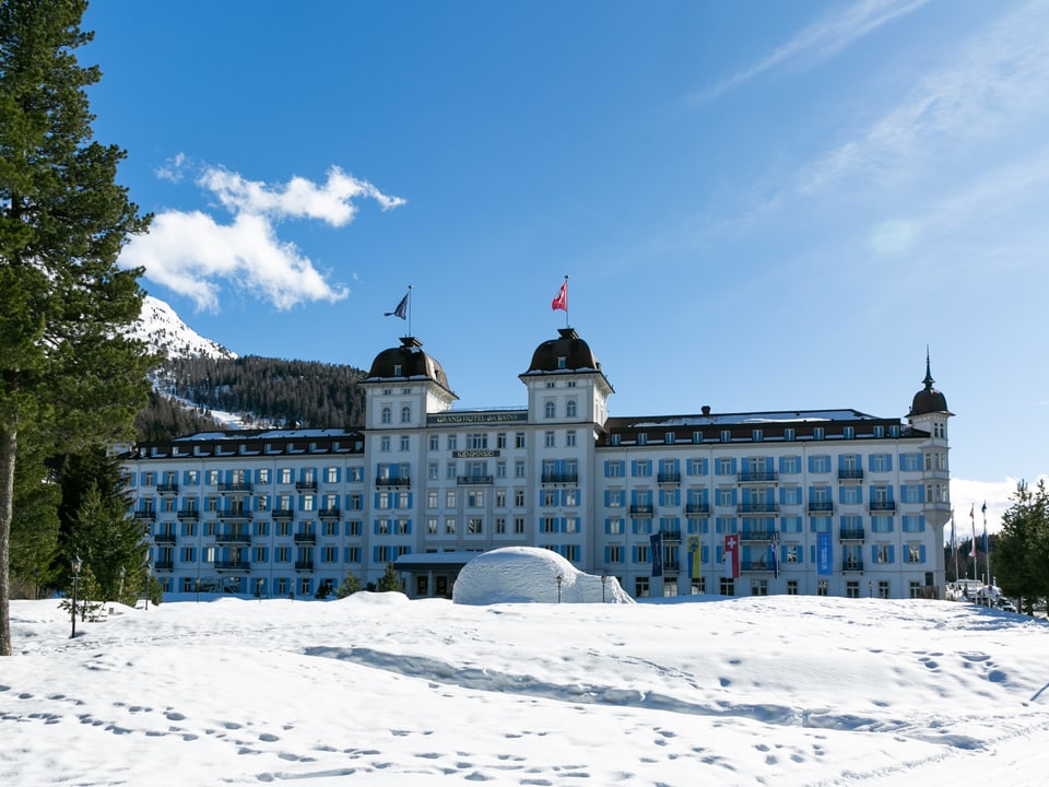 Das Hotel «Grand Palace des Bains Kempinski St. Moritz».
