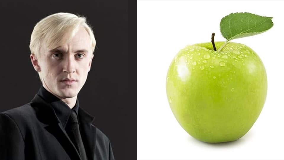 Draco Malfoy und ein Apfel