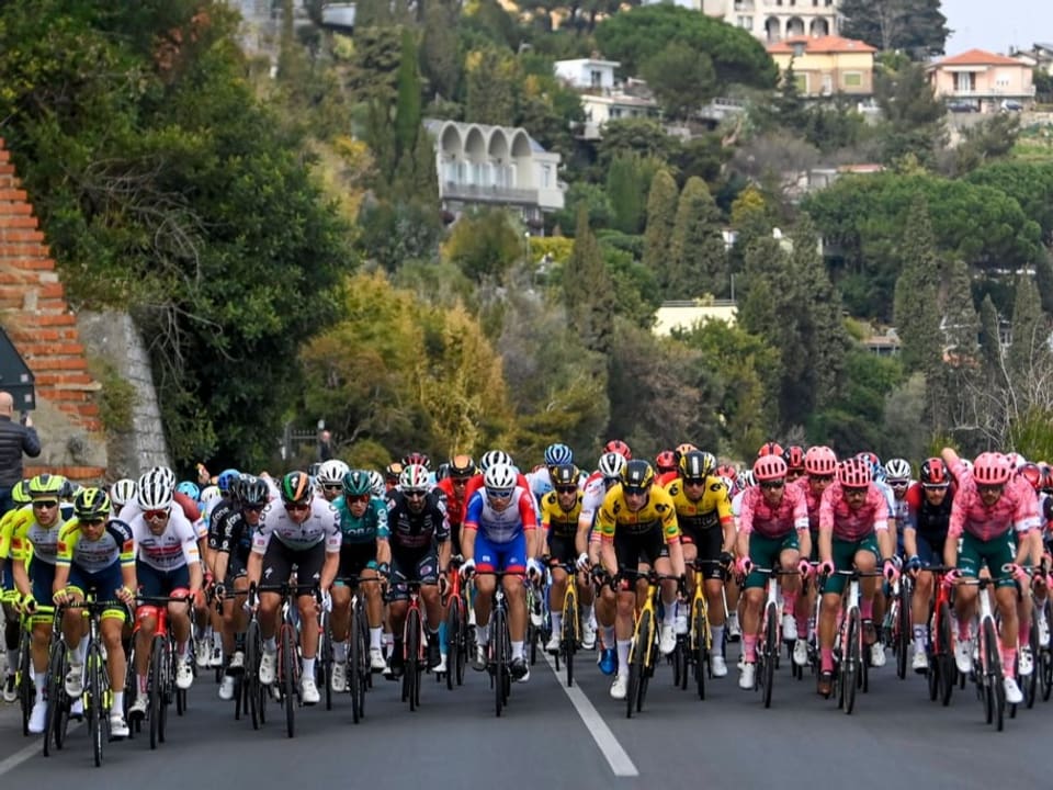 Ausgedünnt Das Feld bei Mailand – Sanremo vergangenen Samstag.