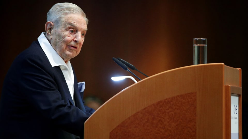 Der jüdische Investor und Philanthrop George Soros  2019 in Wien