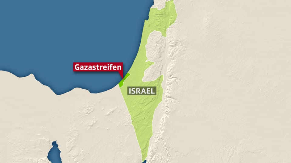 karte Gazastreifen