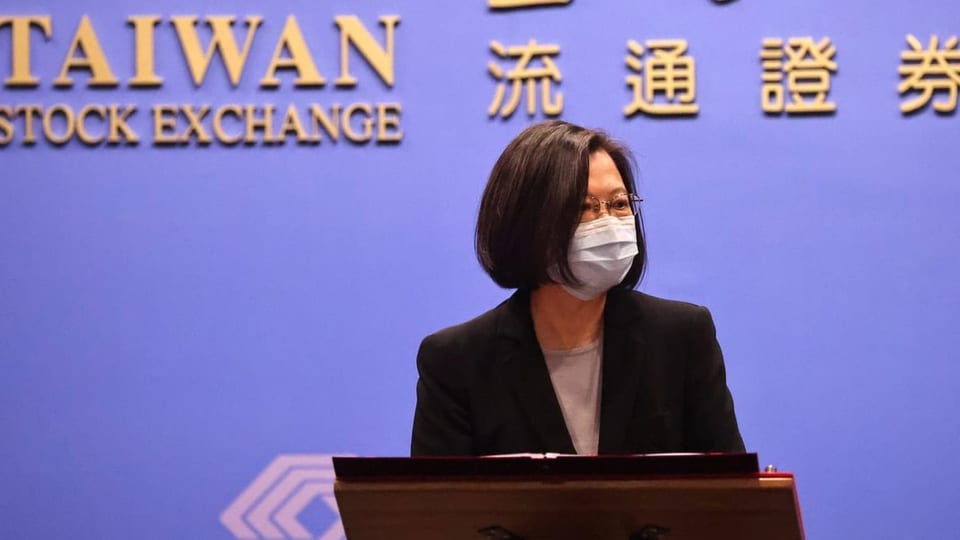 Die taiwanesische Präsidentin Tsai Ing-wen.