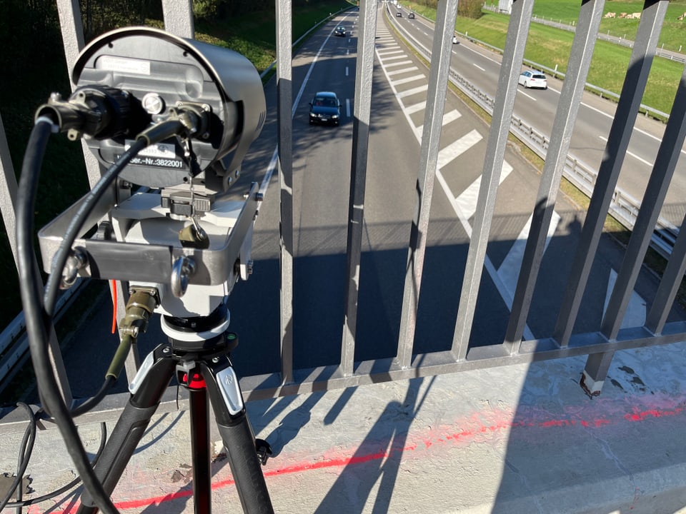 Kamera auf Brücke